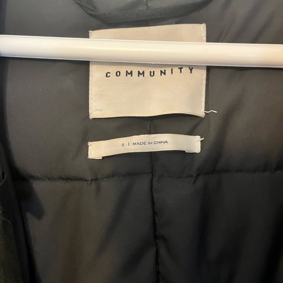 Aritzia brand: Community, size small olive green parka - Picture 3 of 10